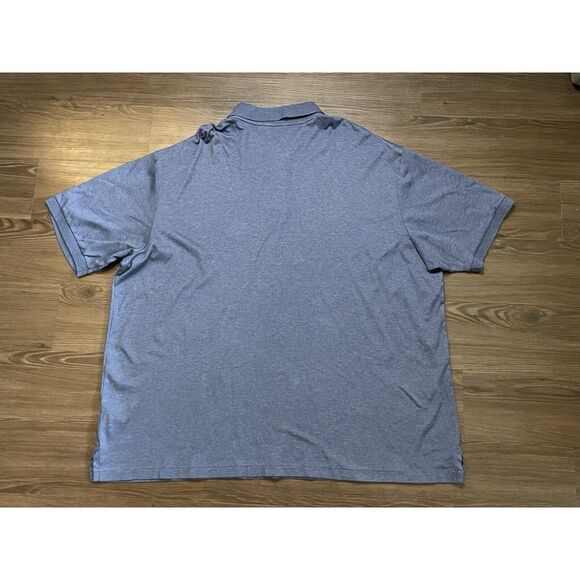 Polo Ralph Lauren 3XLT Navy Blue Short Sleeve Soft Stretch Cotton Polo Shirt - Picture 2 of 6